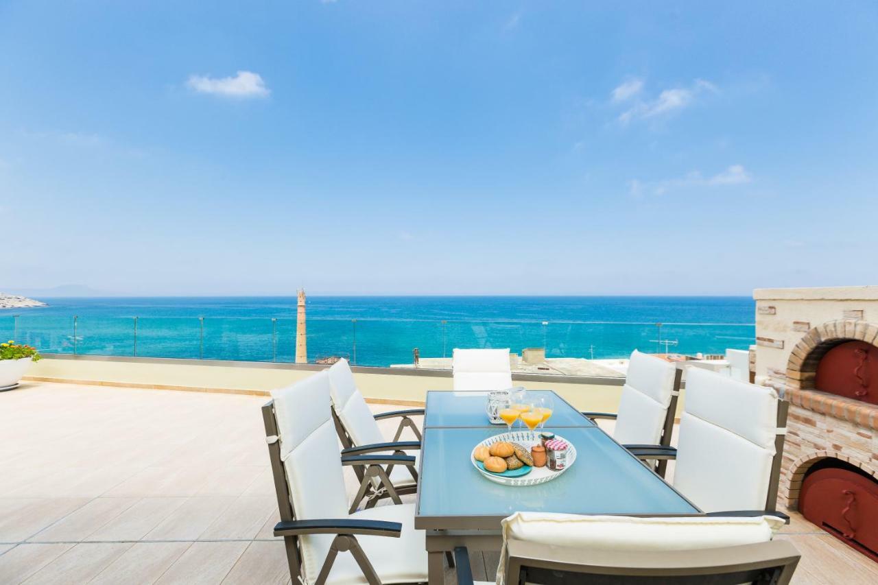 شقة Elytis Panoramic View ريثيمنو المظهر الخارجي الصورة