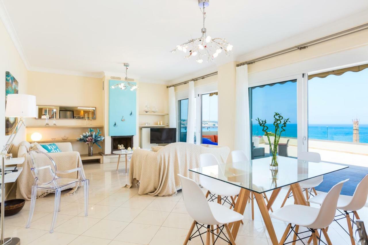شقة Elytis Panoramic View ريثيمنو المظهر الخارجي الصورة