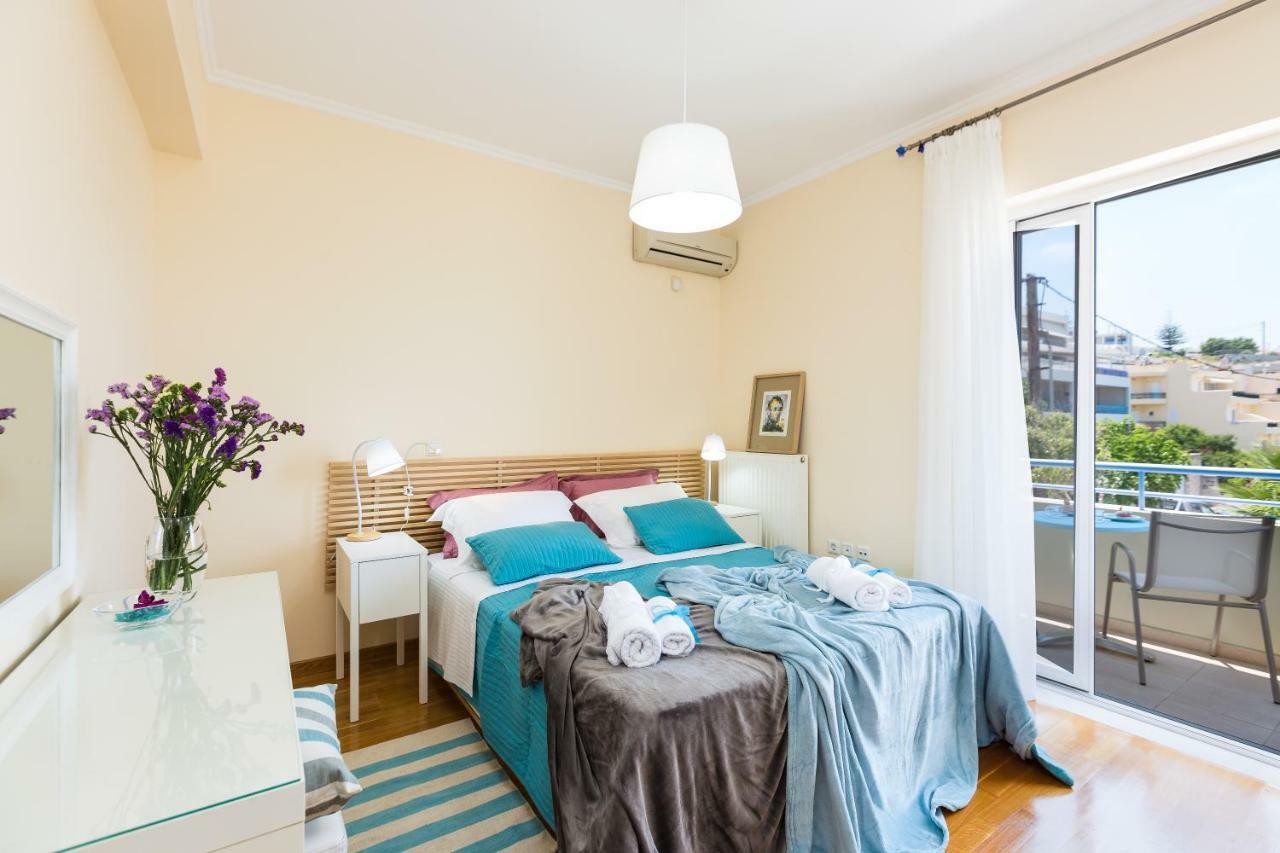 شقة Elytis Panoramic View ريثيمنو المظهر الخارجي الصورة